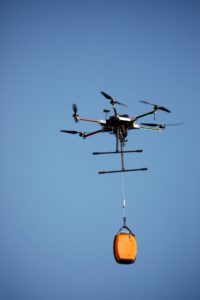 ドローンによるAED搬送